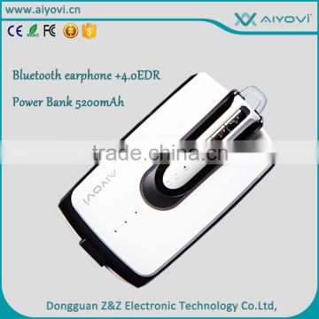 Power Bank Portable Charger with Bluetooth Headset