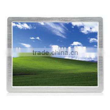 12.1"Industrial VGA embedded touchscreen panel mount monitor,5w resistive,800*600 (optional 1024 * 768)