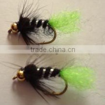 GH black viva (Wet trout Fly)