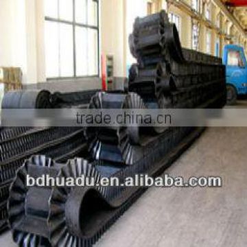 Corrugated and sidewall conveyor belts