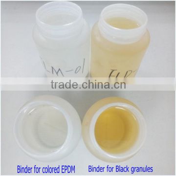 MDI PU binder / PU glue mixing with epdm rubber granules/epdm chips for sports flooring & playgrounds-FN-A-16051803