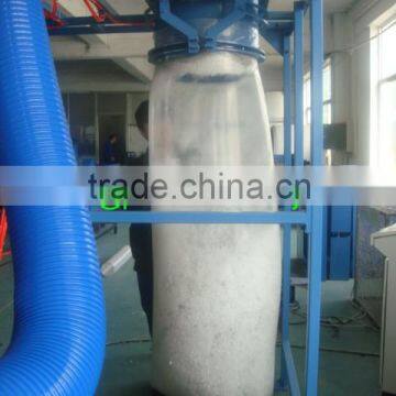 The machine to fill polyester fiber into plastic bag, woven bags LION QL005A