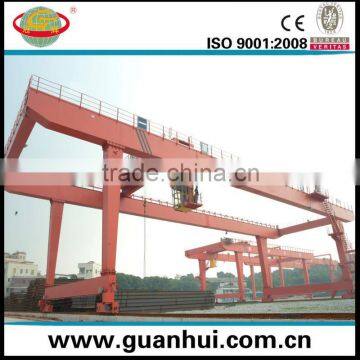 heavy duty electric double girder outdoor goliath crane