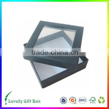 Two Pieces Fancy Design Rigid Gift Box With Window