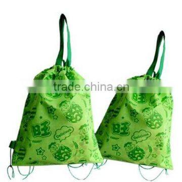 210D polyester fabric custom cartoon drawstring bag,drawstring backpack