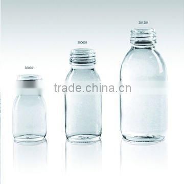 clear glass bottles for syrup