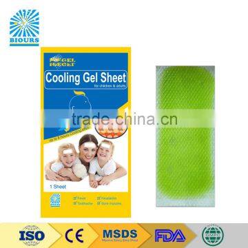 OEM Hydrogel Baby Fever Cooling Gel Patch Manufacturer ISO Certification