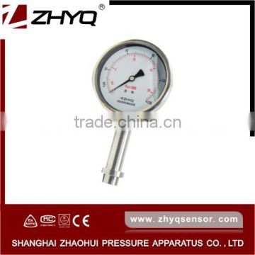 Pressure plate diaphragm pressure gauge
