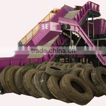 Good quality tire recycling machine/Waste tire recycling machine/tyre recycling equipment with CE certification