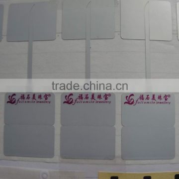 Guangzhou factory jewellery printing label self adhesive label stickers
