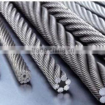 6*7+FC Hot Dip Galvanized Steel Wire Rope