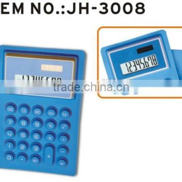 8 digits rubber calculator water proof