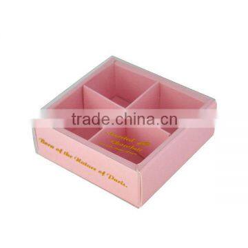 2014 Fashion cheaper pink candy paper box
