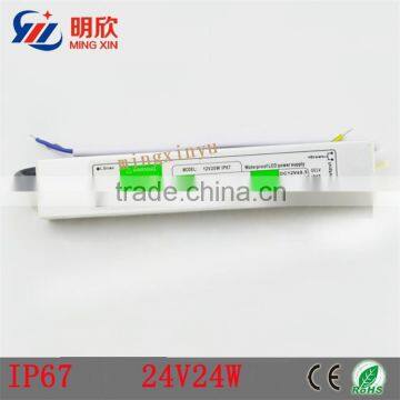 24W Constant Voltage 24V Waterproof Led Driver
