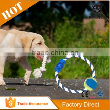 Interactive Cotton Rope Dog Toys - For Chewing and Playing
