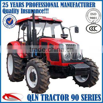 QLN854A 85HP 4wd mini agricultural farming Tractor air conditioner