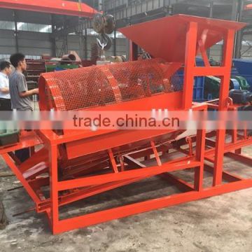 One step new design rotary drum sand screen