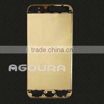big sale luxury 24k gold plating diamond original back case for iphone 5S