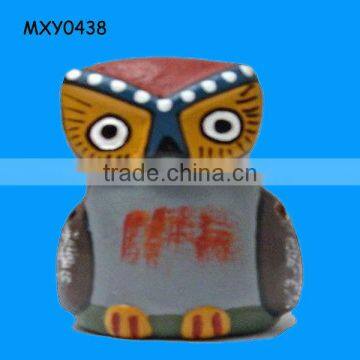 Popular owl animal custom Ceramic Flute Ocarina
