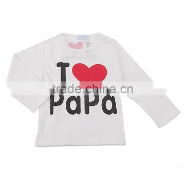 R&H White love letter print short Sleeve OEM breathable new factory price girls hemp t-shirt