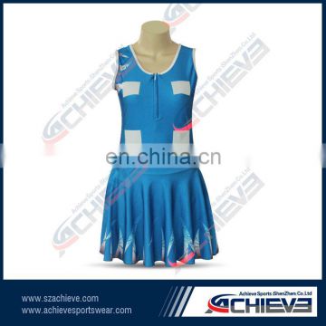 Custom Sublimated Netball Dress/ uniforms manufacturer in China