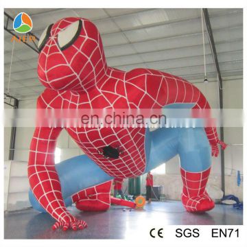Hot sale Inflatable Spiderman shape , Giant inflatable shapes for sale