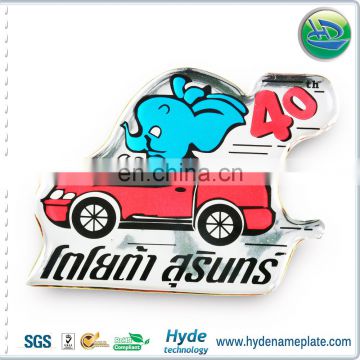 High Quality Custom Logo 3D Clear Epoxy Label,Personalized Silver Background 3D Dome Label Stickers