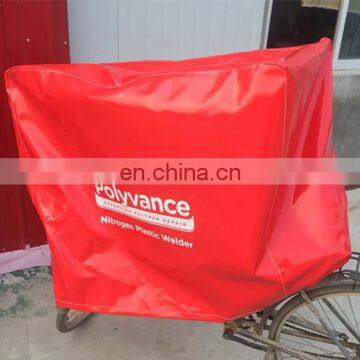 red color pvc tarpaulin cover, sewing pvc tarp cover