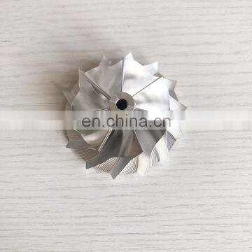 K04 41.94/56.08mm 5306-123-2203 7+7 blades reverse high performance turbocharger milling/aluminum 2618 /Billet compressor wheel