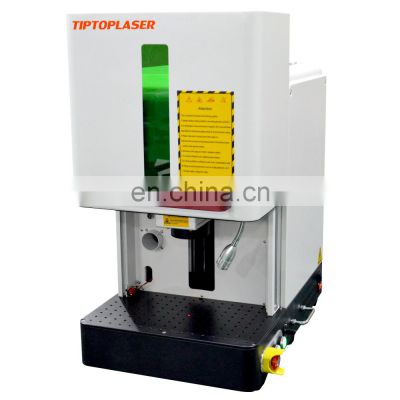 Top quality small enclosed laser marking machine fiber laser printer machine with Competitive price