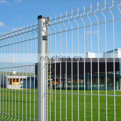 wire mesh welded panel fence commercial galvanized steel clearvu fence 3d curved fence