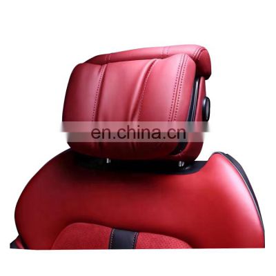Car headrest wth Dermal material Adjustable Head Neck Support Pillow with Cellphone Holder for landrover discovery sport vogue