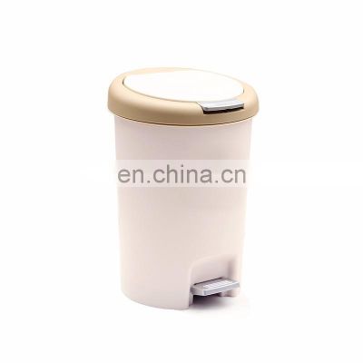 Wholesale Unique household plastic pedal bin with lid indoor outdoor plastic trash can
