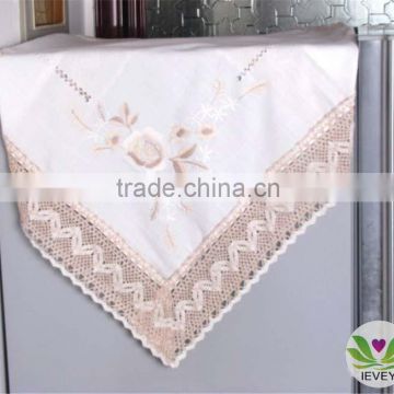 flower printed wholesale western style hotel hand embroidery designs tablecloth lmzc1005(5)K