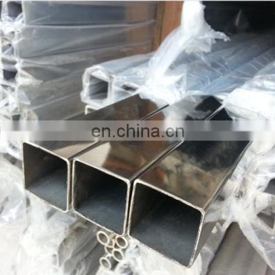 SS Mirror Polished 304 316 Stainless Steel Square Tube