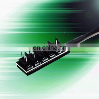 1 To 5 4-pins Mo Lex Tx4 Pwm Cpu Cooler Case Chasis Cooling Fan Power Cable Hub Splitter Adapter 40cm