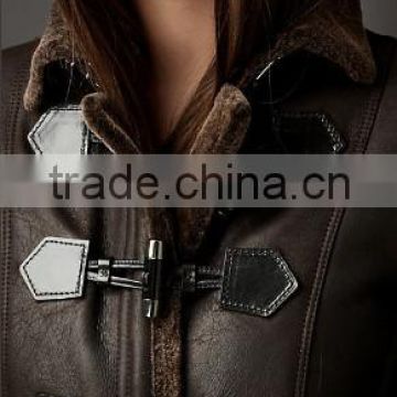 Shearling Duffle Jacket for lady