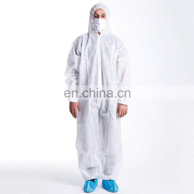 Customized Logo Long Sleeve Cool Coverall Work Wear Non Woven Mens Uniform Coveralls
