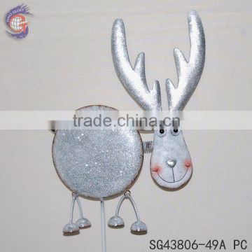 metal elk stick decoration of christmas art craft decoration