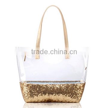 Ladies Transparent Handbag/pvc Tote Bag/pvc Waterproof Bag                        
                                                Quality Choice