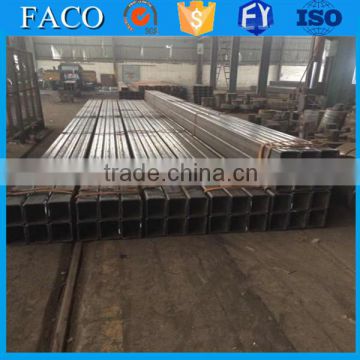 Tianjin square rectangular pipe ! black steel tubing 3x3 inch steel pipe large diameter in stock
