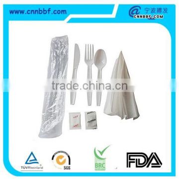 wholesale individually wrapped plastic cutlery set