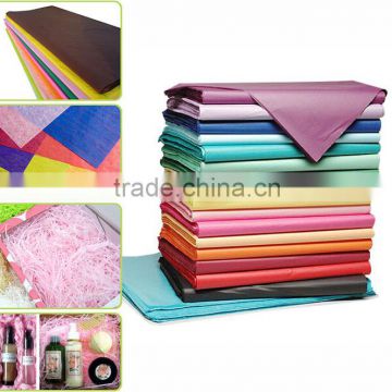Types of gift wrapping paper colorful wrap paper/white tissue wrapping paper/pringting wrap paper