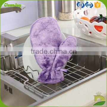 oem factory china fiber dish washing gloves