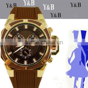 2015 hot selling wholesale silicone band watch for girl and boy