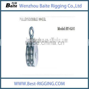 wenzhou factory, double wheel pulleys