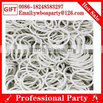 White Natural rubber band for kid's gift