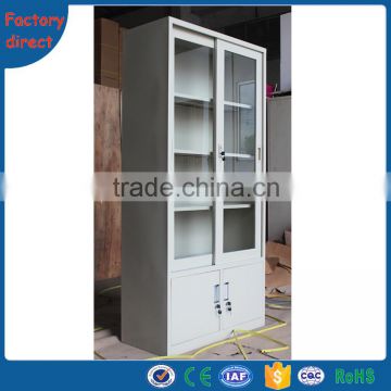 Metal Storage Filing Cabinet with Glass Door