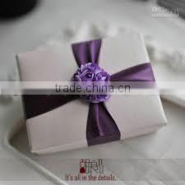 Fantastic Gift Box with Charming Purple Satin in Sale