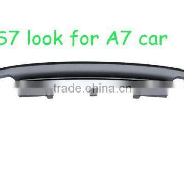 S7 look bumper rear lip for audi B8 A4 car